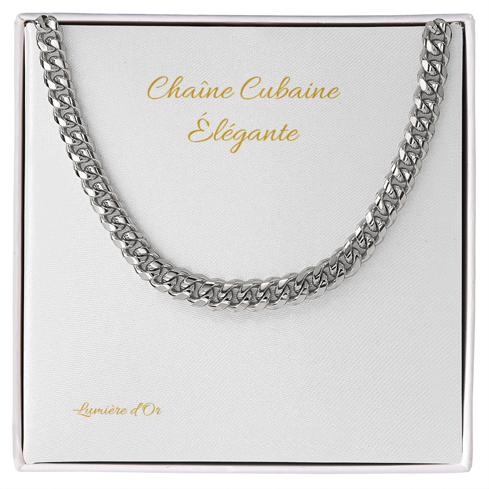 Chaîne Cubaine Élégante